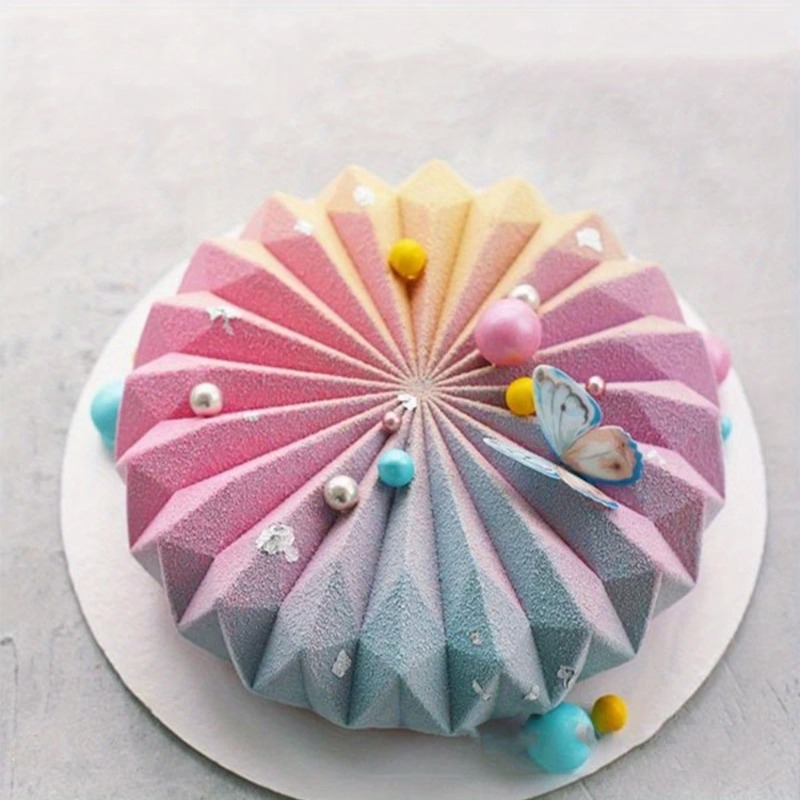 Kitchen Baking Trays - 3D Round French Mousse Cake Silicone