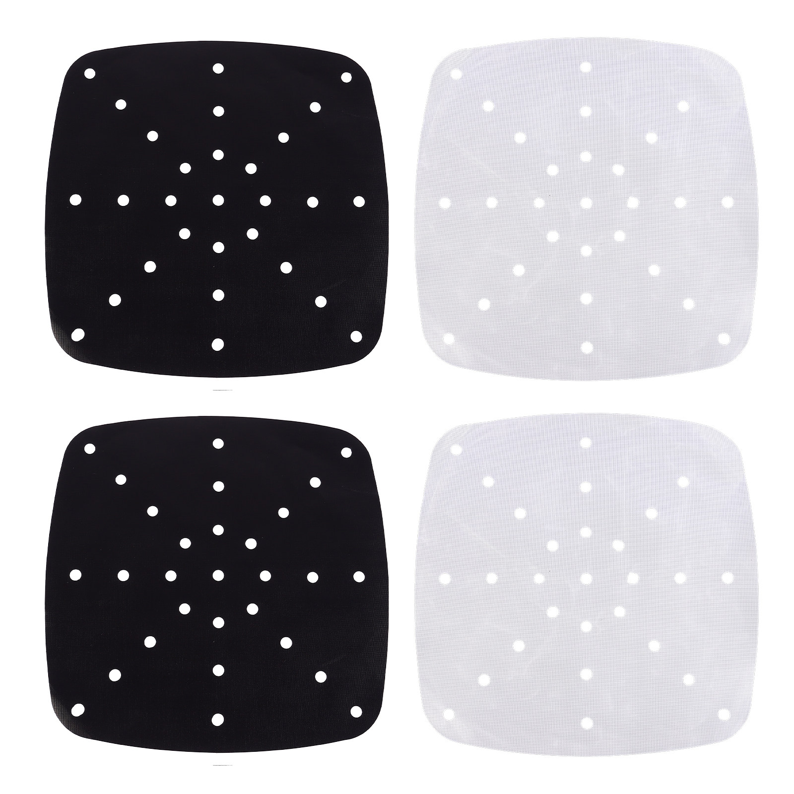 Kitchen Baking Mat - 4Pcs Heat Resistant Air Fryer Mats
