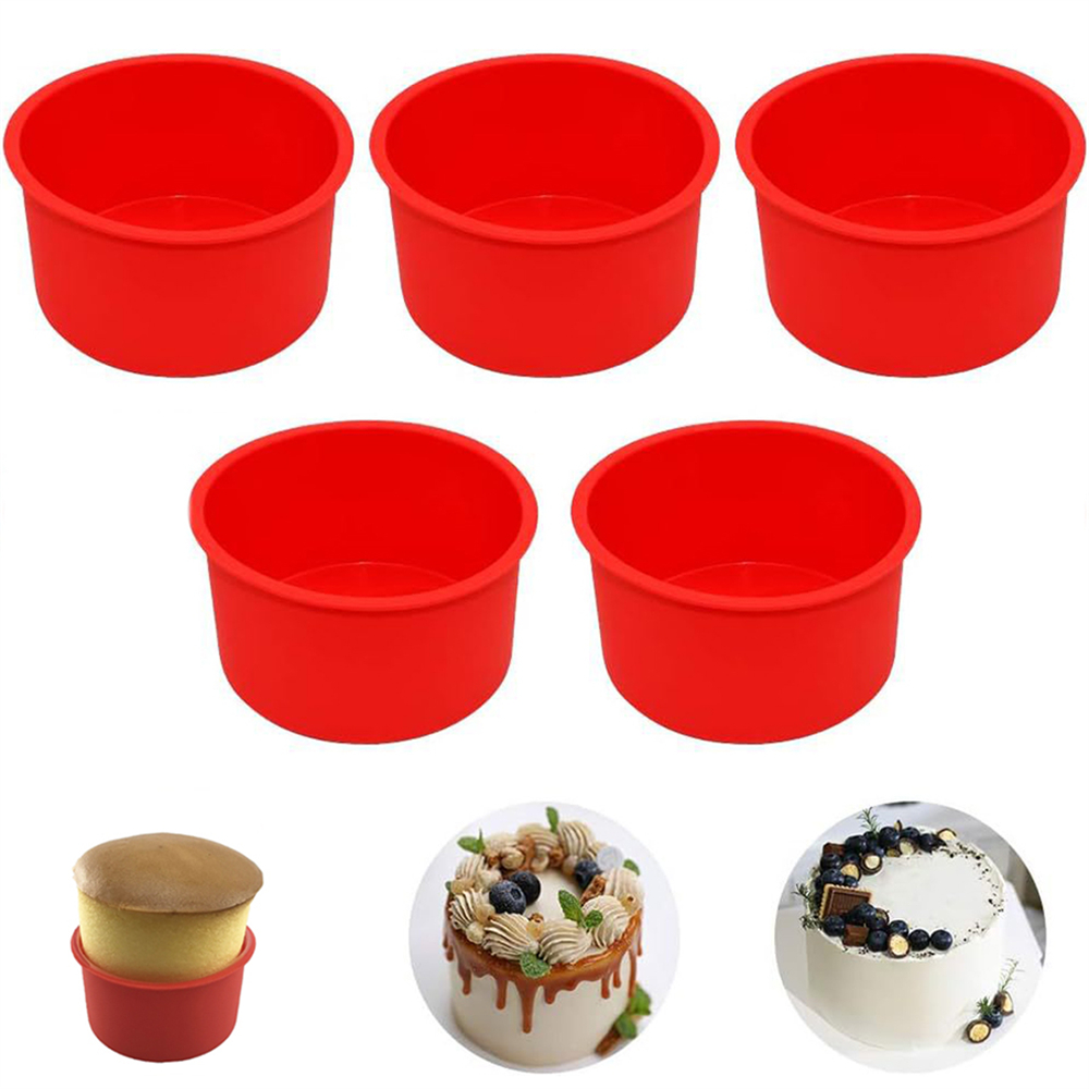 4Inch Silicone Mini Mold Round - Miniature Baking Kitchen ulasan dan harga