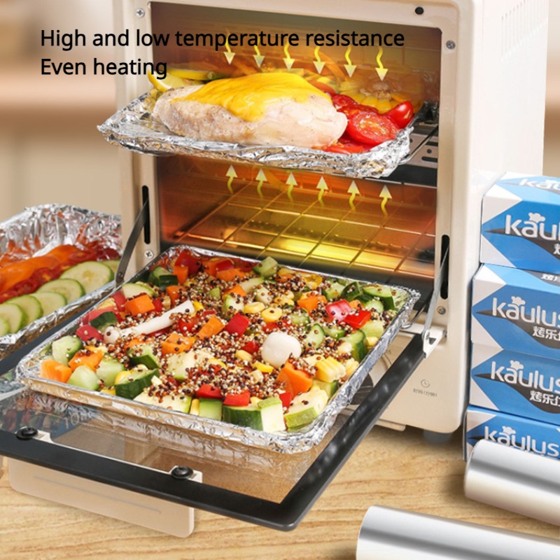 Zackoo 10/20/40M Aluminium Foi - Kitchen Baking Oven ulasan dan harga