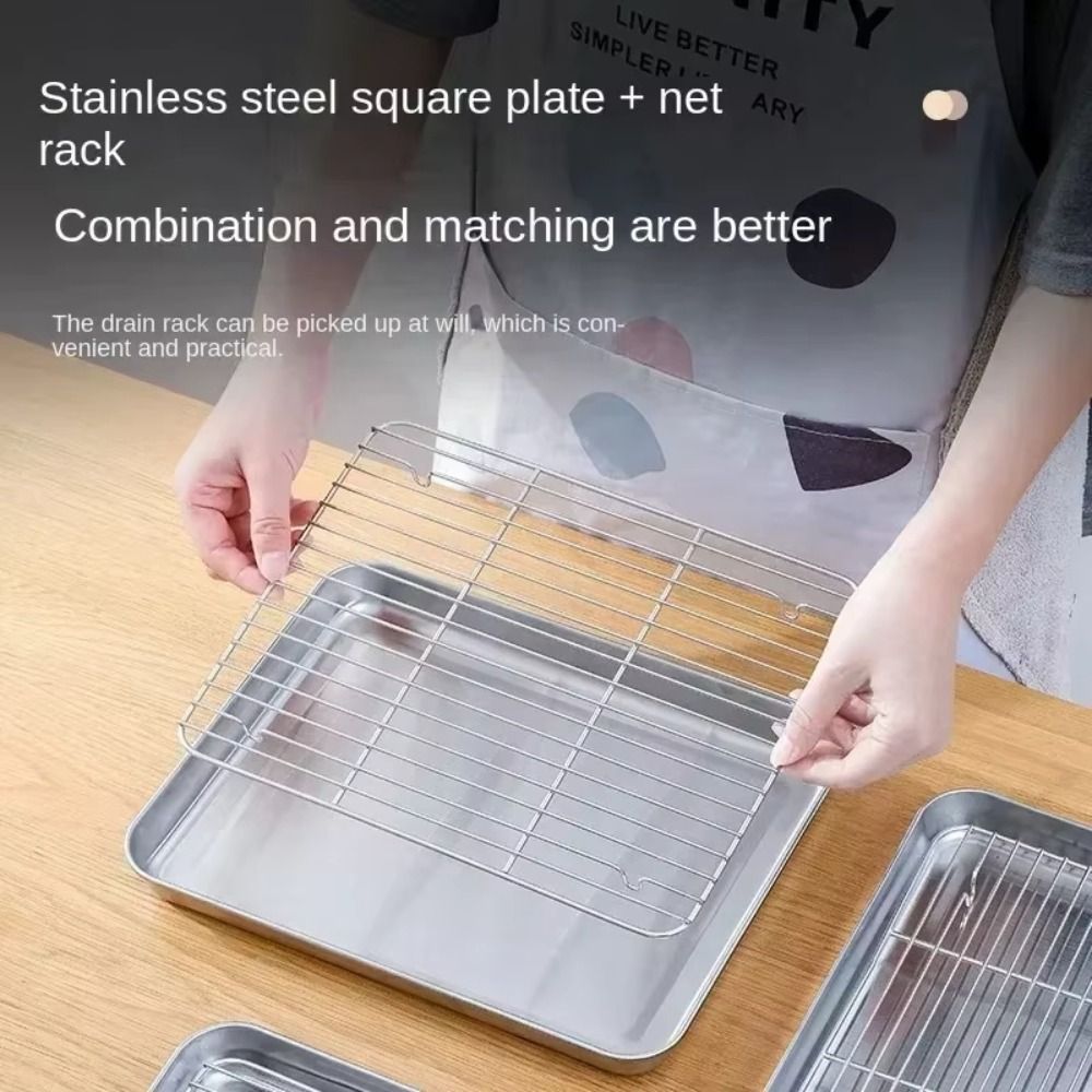 New 304 Stainless Steel Stainl - Kitchen Baking Tray Rack ulasan dan harga