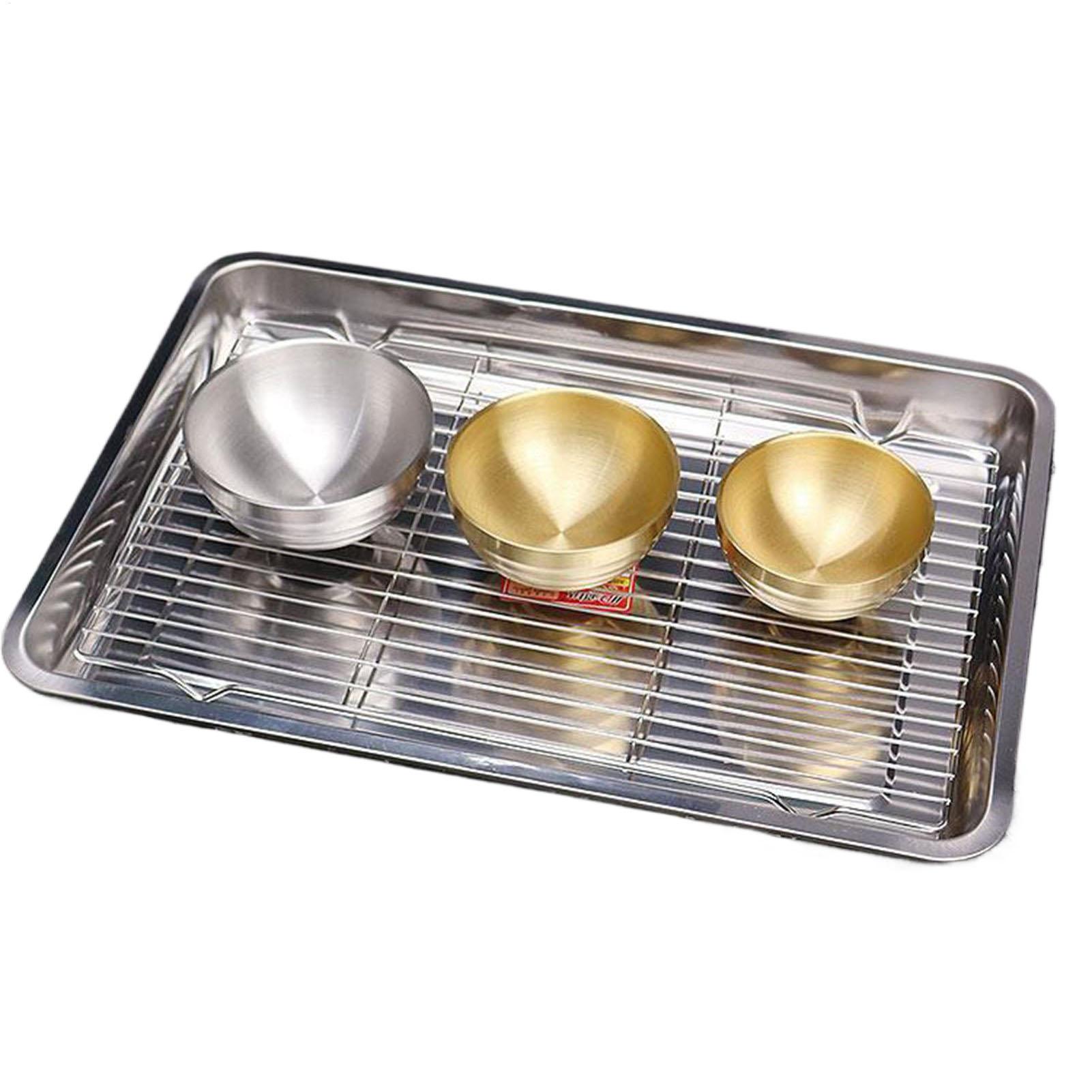 Sheet Pan Stainless Steel Non- - Kitchen Baking Tray Rack ulasan dan harga