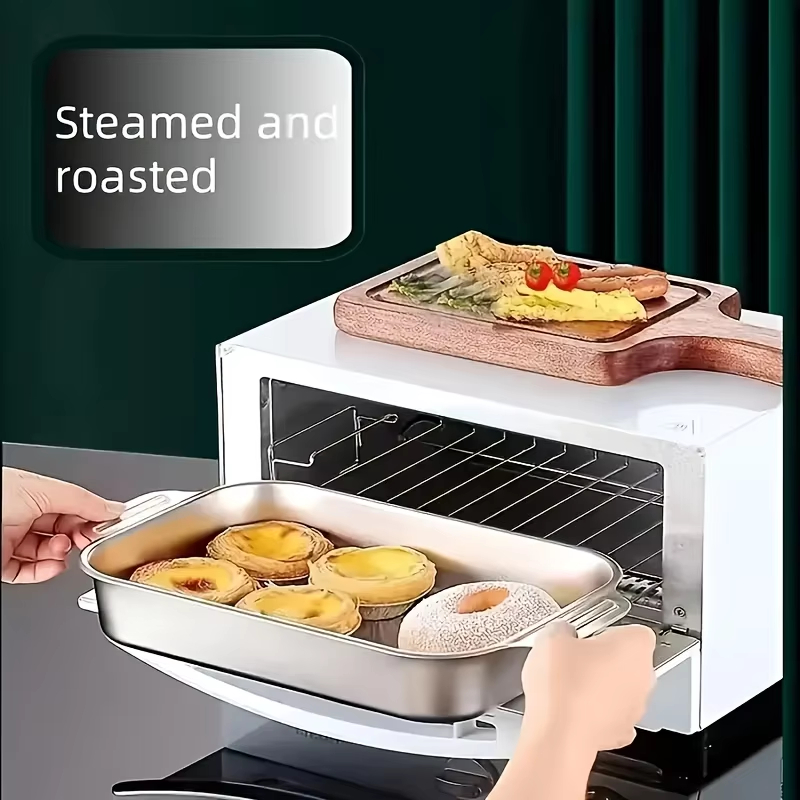 Stainless Steel Deep Baking Pa - Kitchen Baking Oven ulasan dan harga