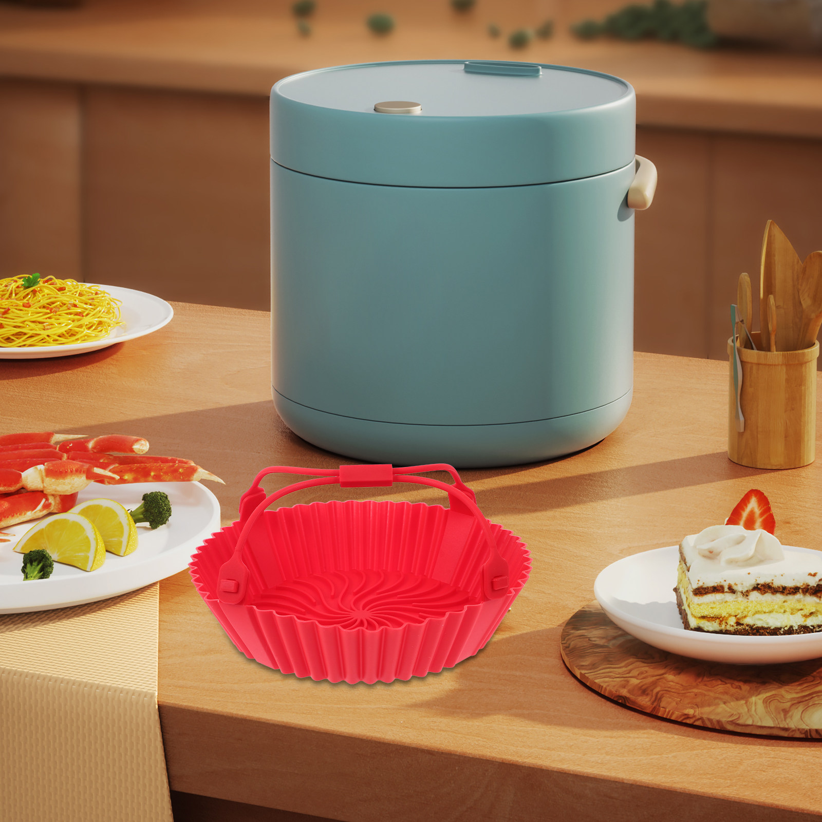 Silicone Bakeware Heat Resista - Kitchen Baking Trays ulasan dan harga