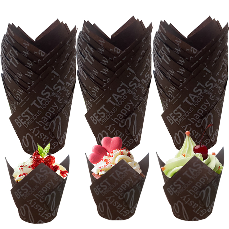 50Pcs/100Pcs Coffee-Themed Tul - Kitchen Baking Mat ulasan dan harga