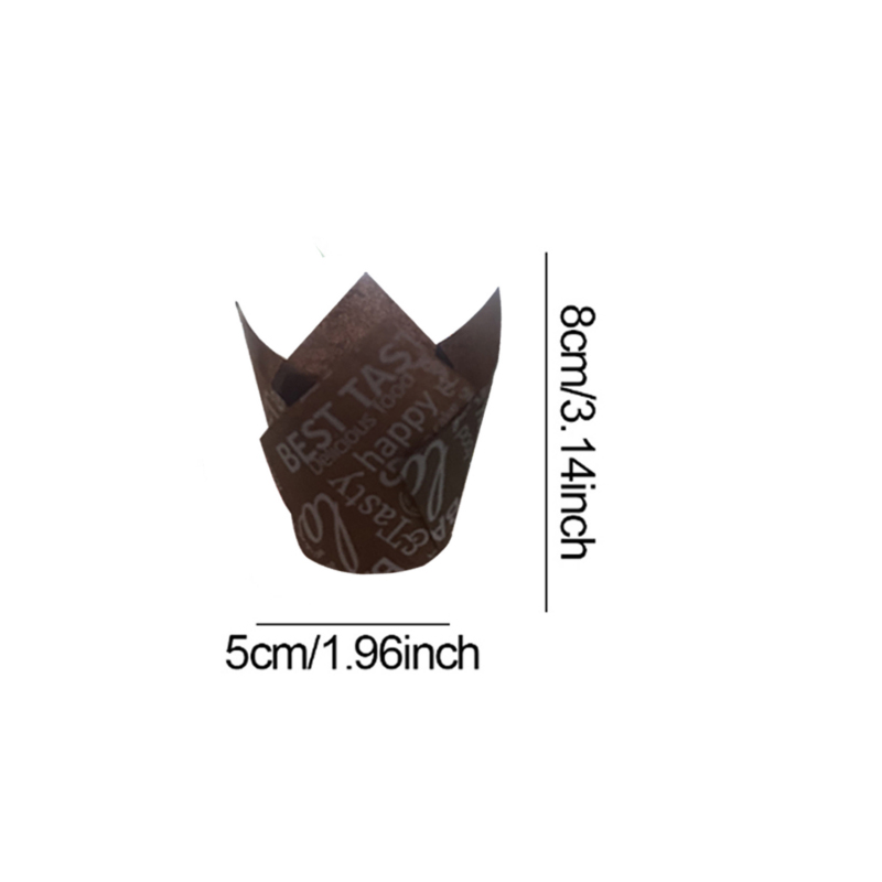 50Pcs/100Pcs Coffee-Themed Tul - Kitchen Baking Mat ulasan dan harga