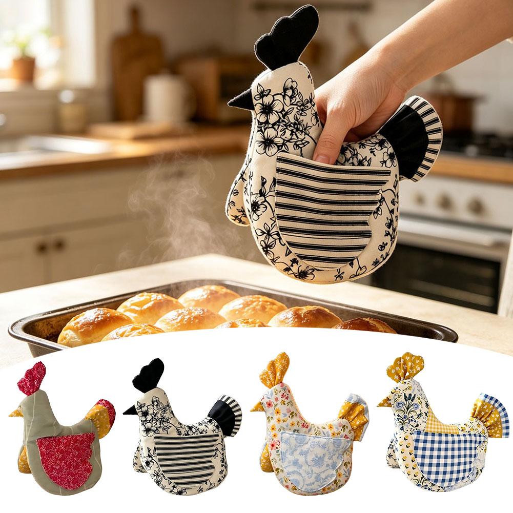Handmade Hen Shaped Oven Mitt  - Kitchen Baking Ware ulasan dan harga