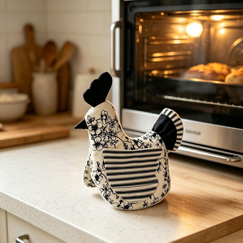 Handmade Hen Shaped Oven Mitt  - Kitchen Baking Ware ulasan dan harga