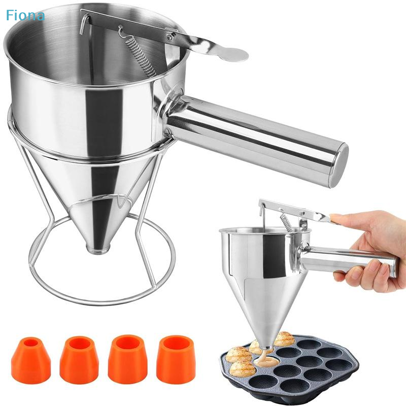 ✔Stainless Steel Funnel Dispen - Kitchen Baking Tray Rack ulasan dan harga