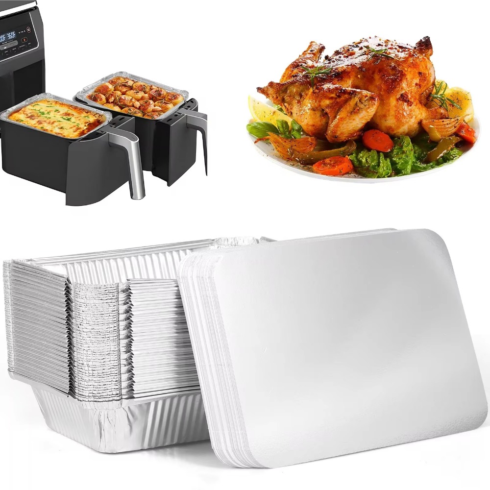 10PCS Disposable Aluminum Foil - Kitchen Baking Trays ulasan dan harga