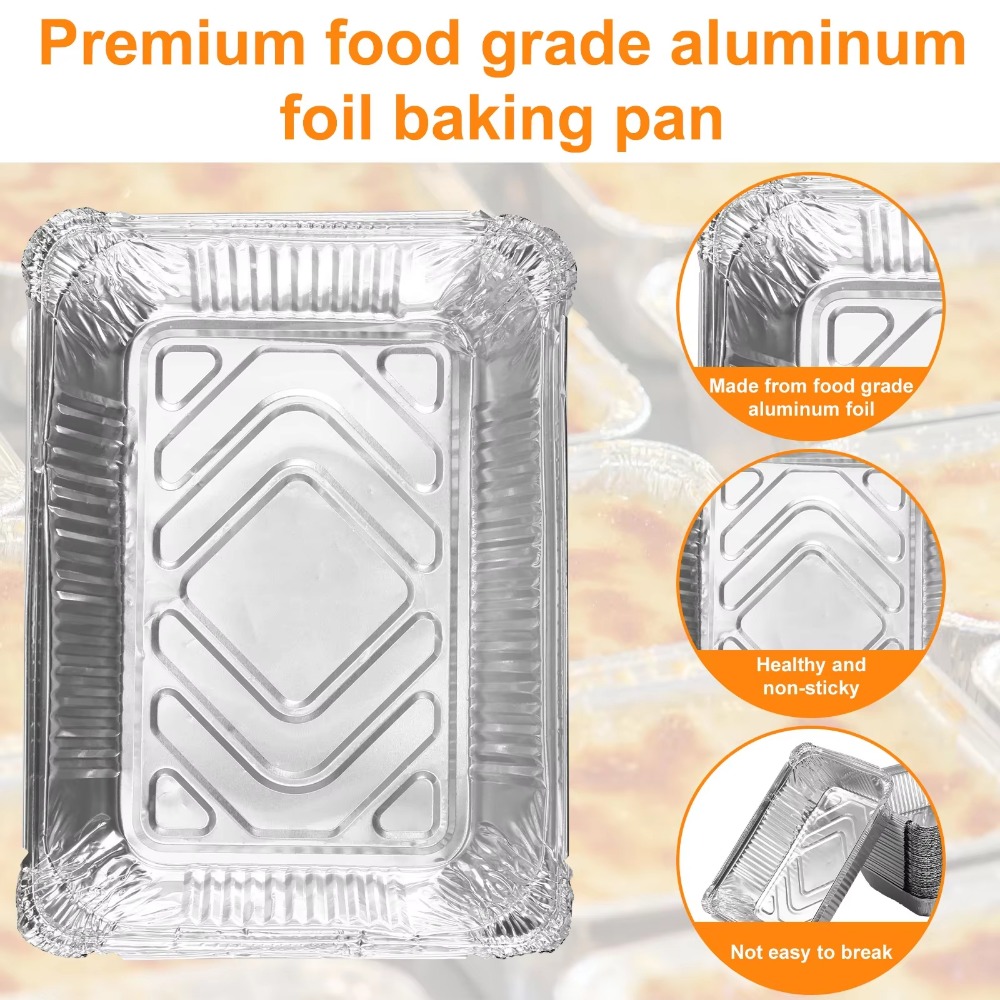 10PCS Disposable Aluminum Foil - Kitchen Baking Trays ulasan dan harga