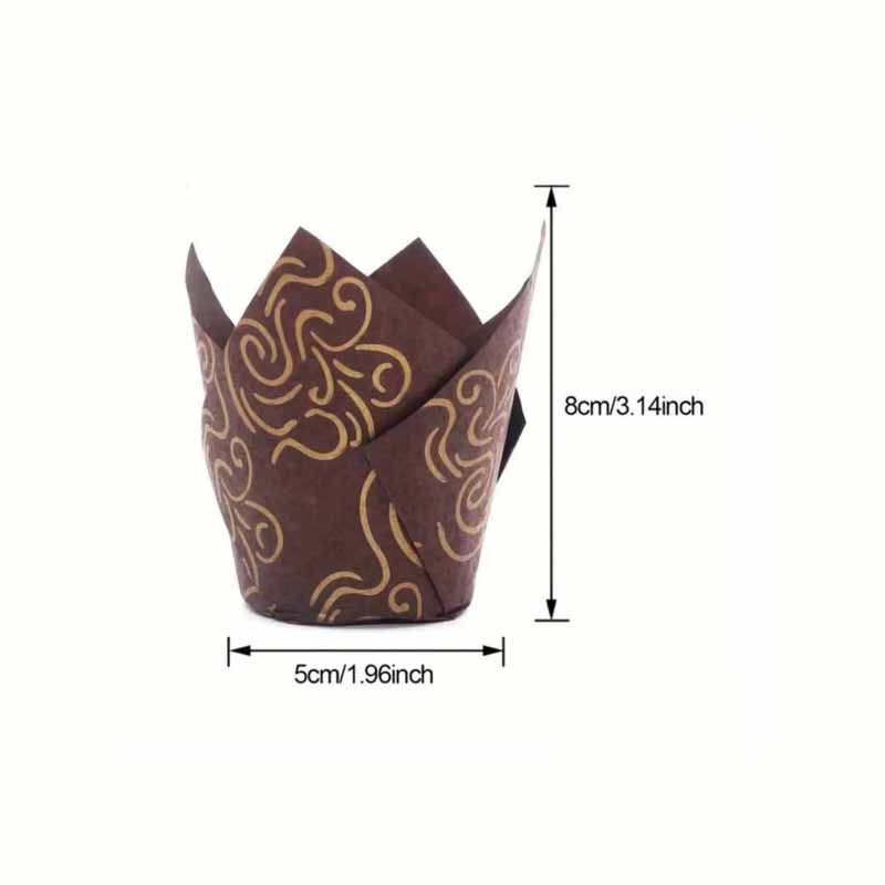 50Pcs/100Pcs/200Pcs Tulip Cake - Kitchen Baking Mat ulasan dan harga