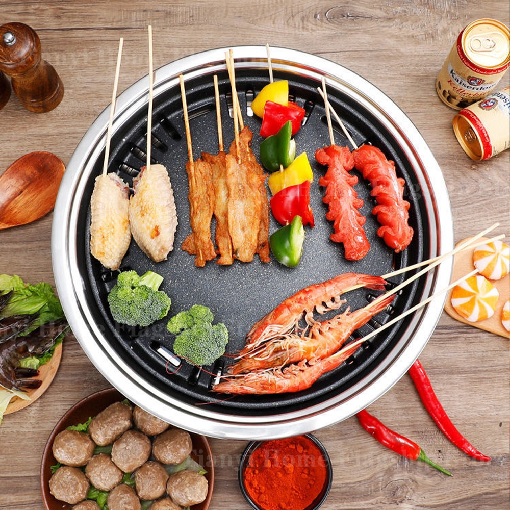 Stainless Steel Charcoal Grill - Kitchen Baking Tray Rack ulasan dan harga