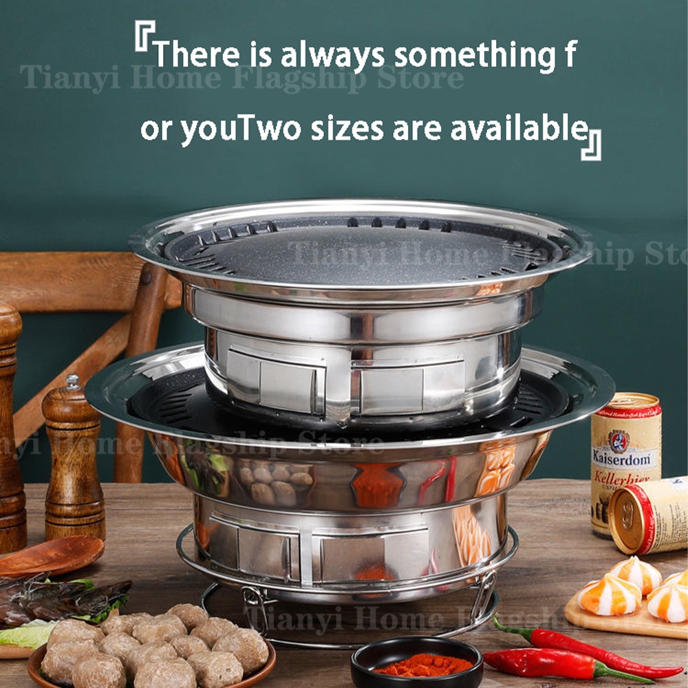 Stainless Steel Charcoal Grill - Kitchen Baking Tray Rack ulasan dan harga