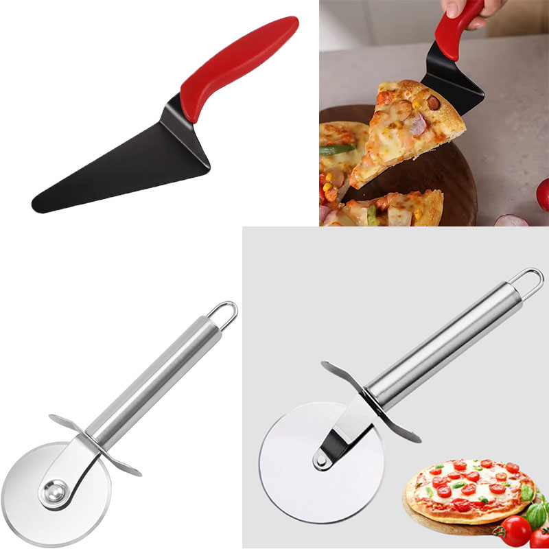 Stainless Steel Pizza Cutter W - Baking Kitchen Set ulasan dan harga