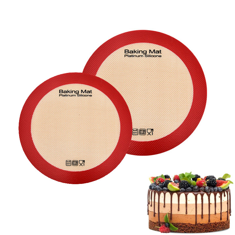Round Silicone Baking Mat,Non- - Kitchen Baking Mat ulasan dan harga