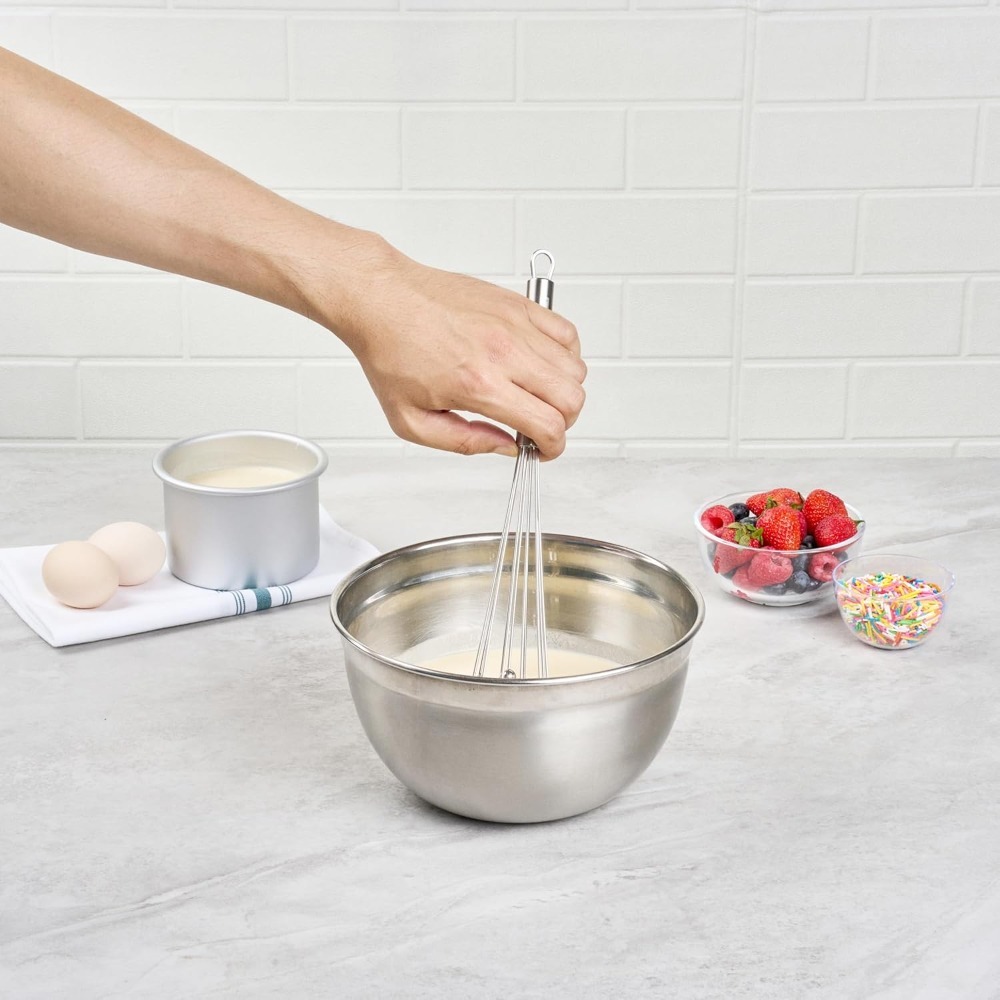 Stainless Steel Manual Egg Bea - Kitchen Baking Necessities ulasan dan harga