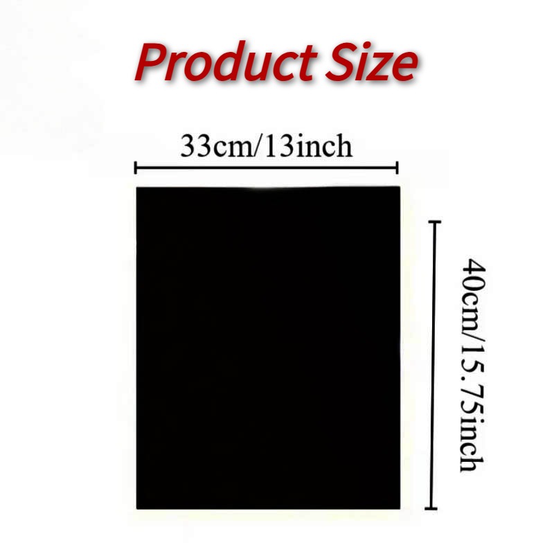 1/2/3/4/5PCS Black BBQ Grill M - Kitchen Baking Mat ulasan dan harga