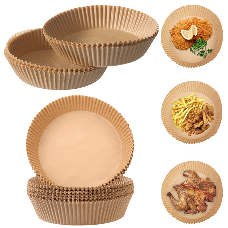 50/100PCS Air Fryer Paper Plat - Kitchen Baking Mat ulasan dan harga