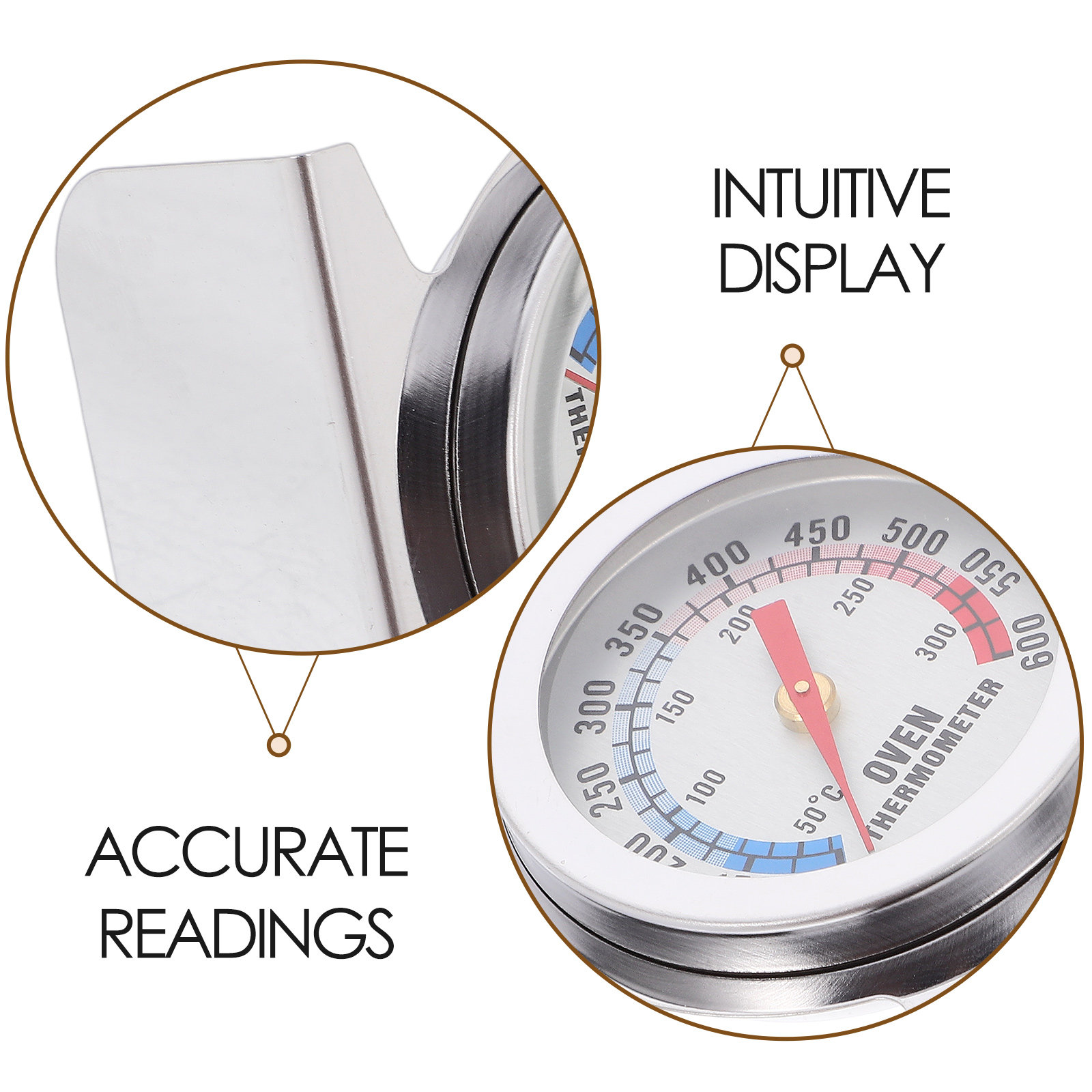 Oven Thermometer Stainless Ste - Kitchen Baking Oven ulasan dan harga
