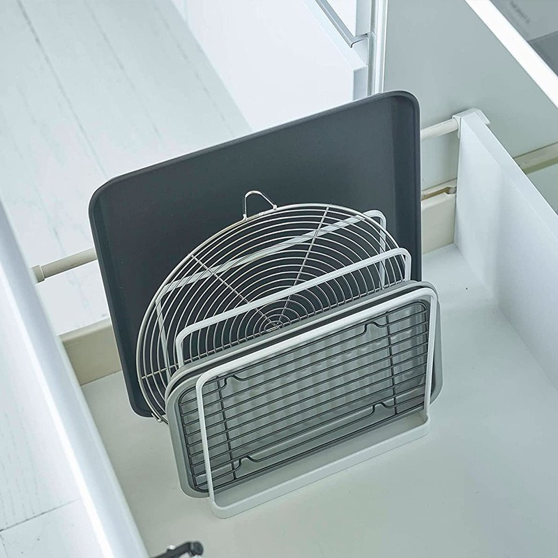 Vertical Cutting Board Rack Fo - Kitchen Baking Tray Rack ulasan dan harga