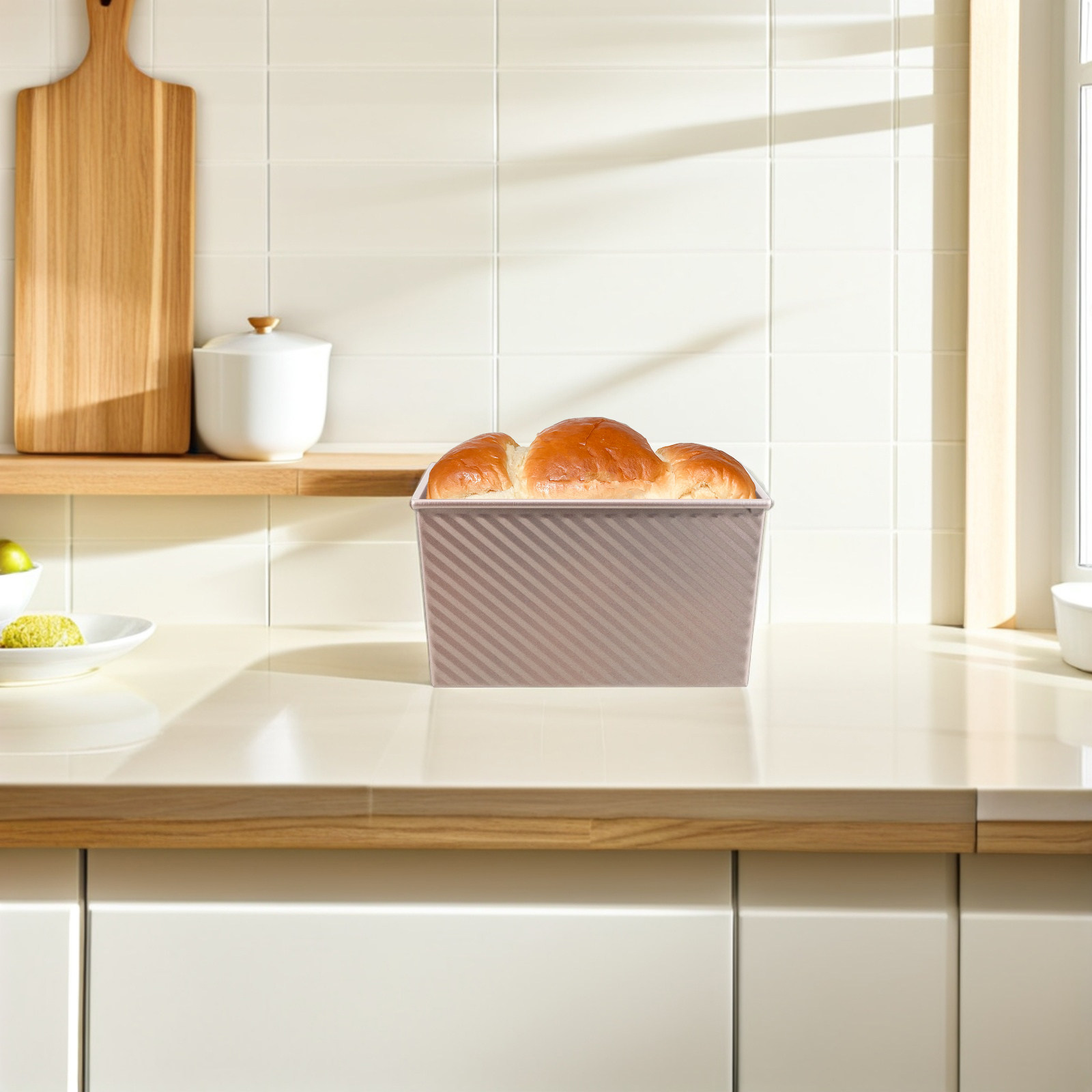 Non-Stick Rectangular Toast Pa - Kitchen Baking Trays ulasan dan harga