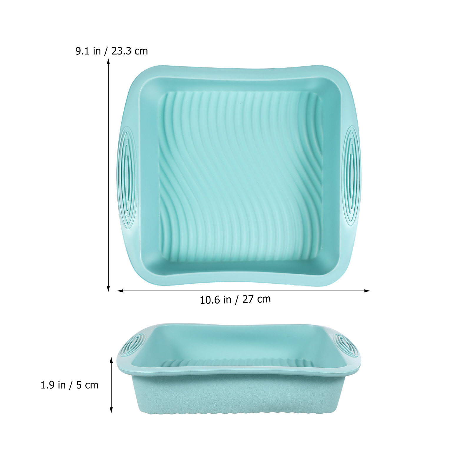 Silicone Baking Tin Square Cak - Kitchen Baking Trays ulasan dan harga