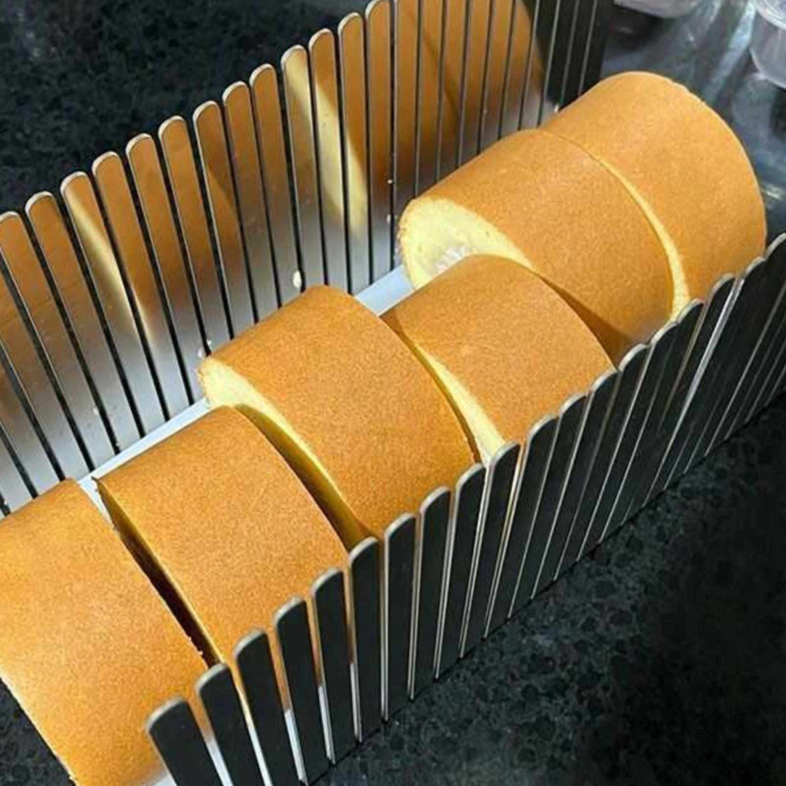 Stainless Steel Bread Slicer T - Kitchen Baking Aid ulasan dan harga