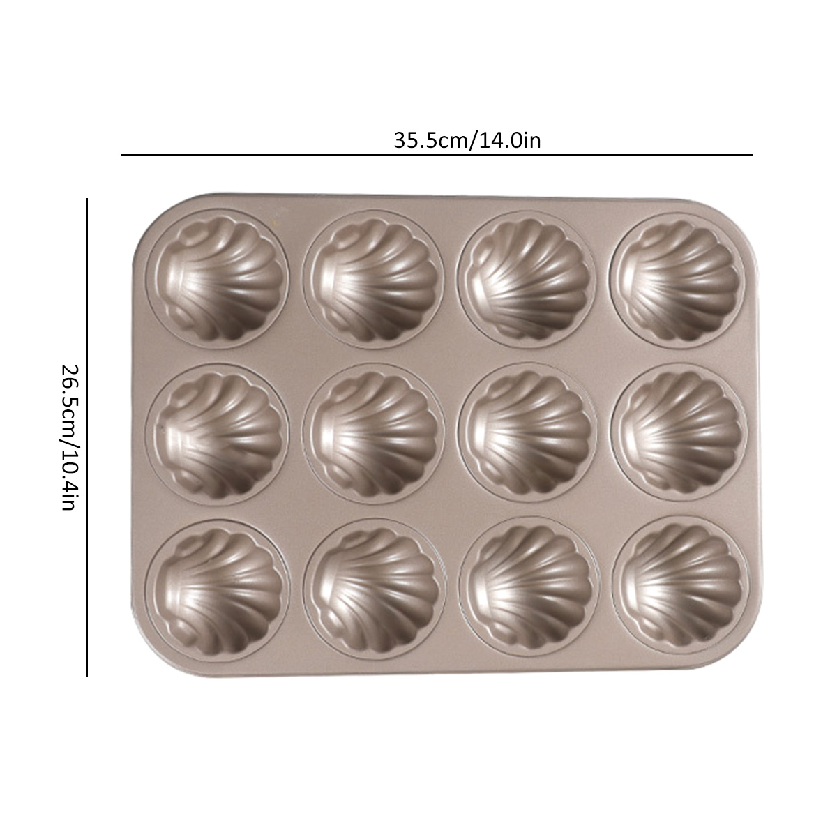 Madeleine Mold Shell Shape Bak - Kitchen Baking Trays ulasan dan harga