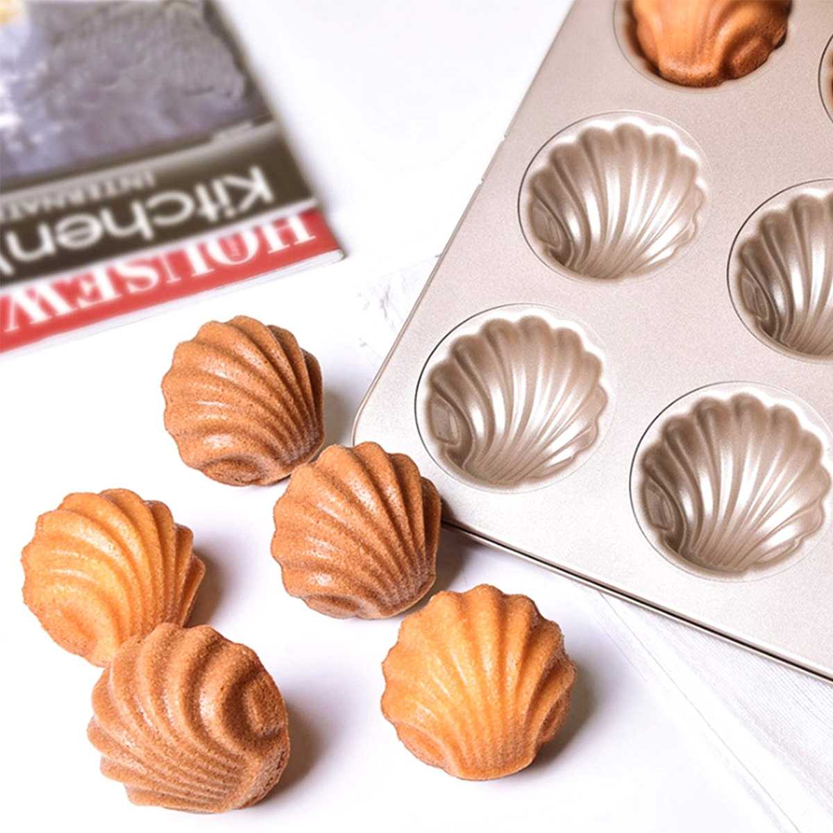 Madeleine Mold Shell Shape Bak - Kitchen Baking Trays ulasan dan harga