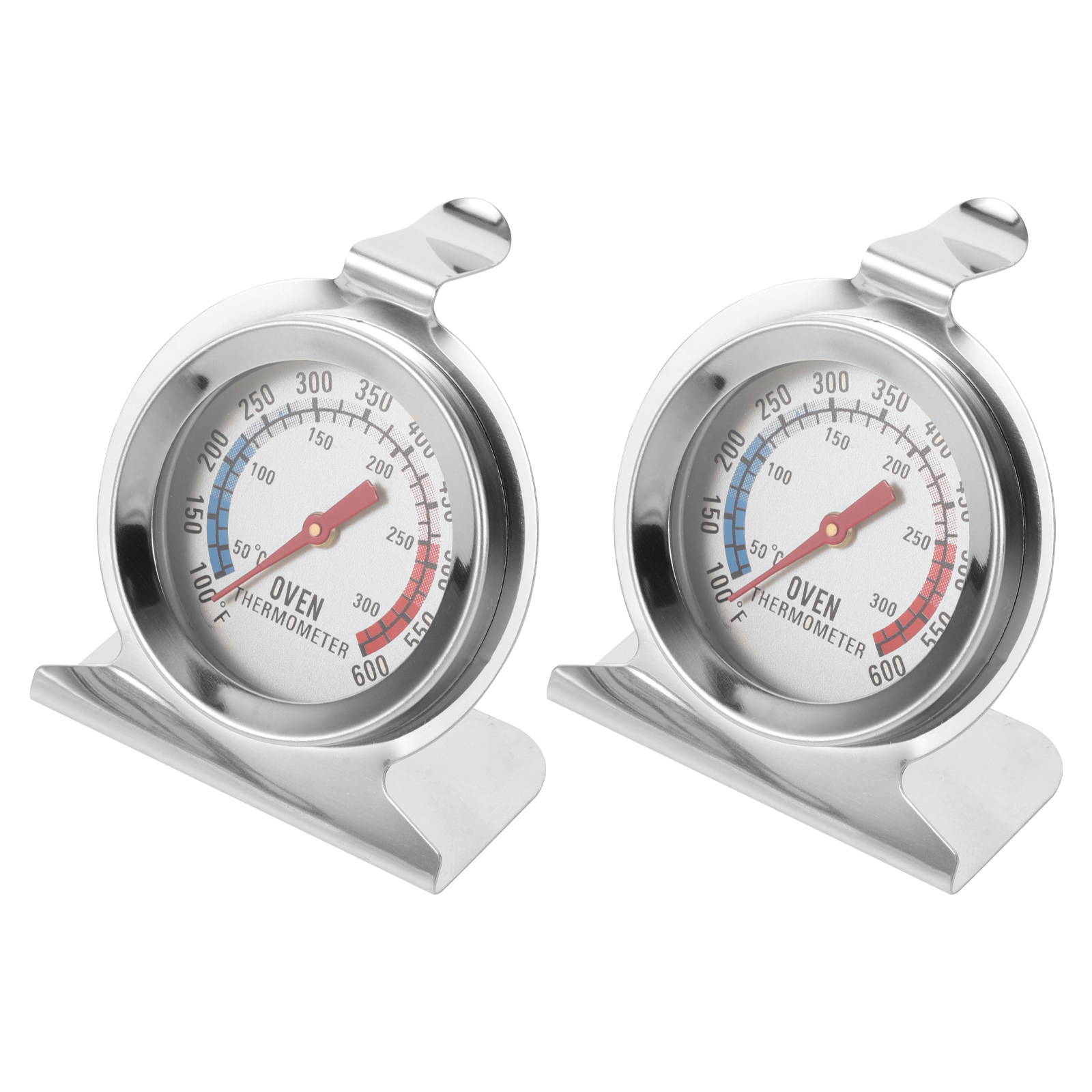 2Pcs Stainless Steel Oven Ther - Kitchen Baking Oven ulasan dan harga