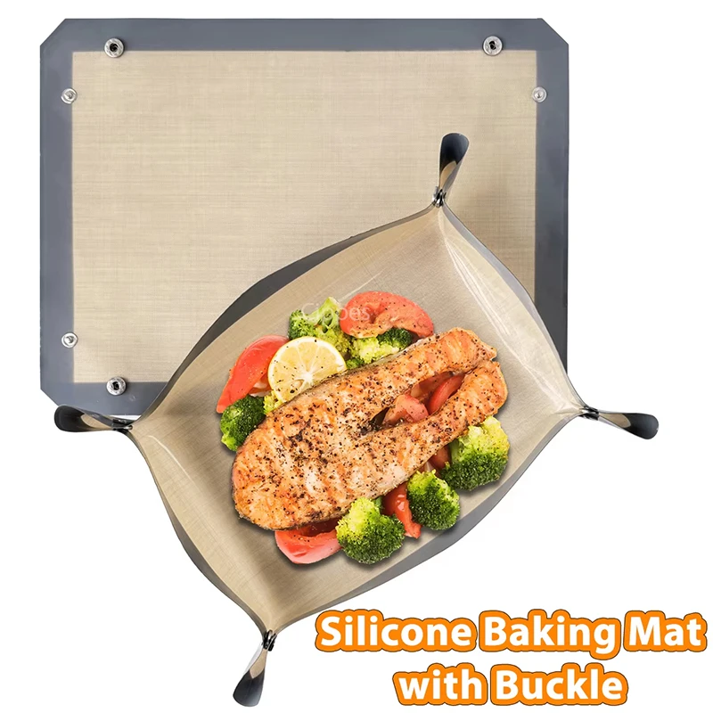 Silicone Baking Mat With Butto - Kitchen Baking Mat ulasan dan harga