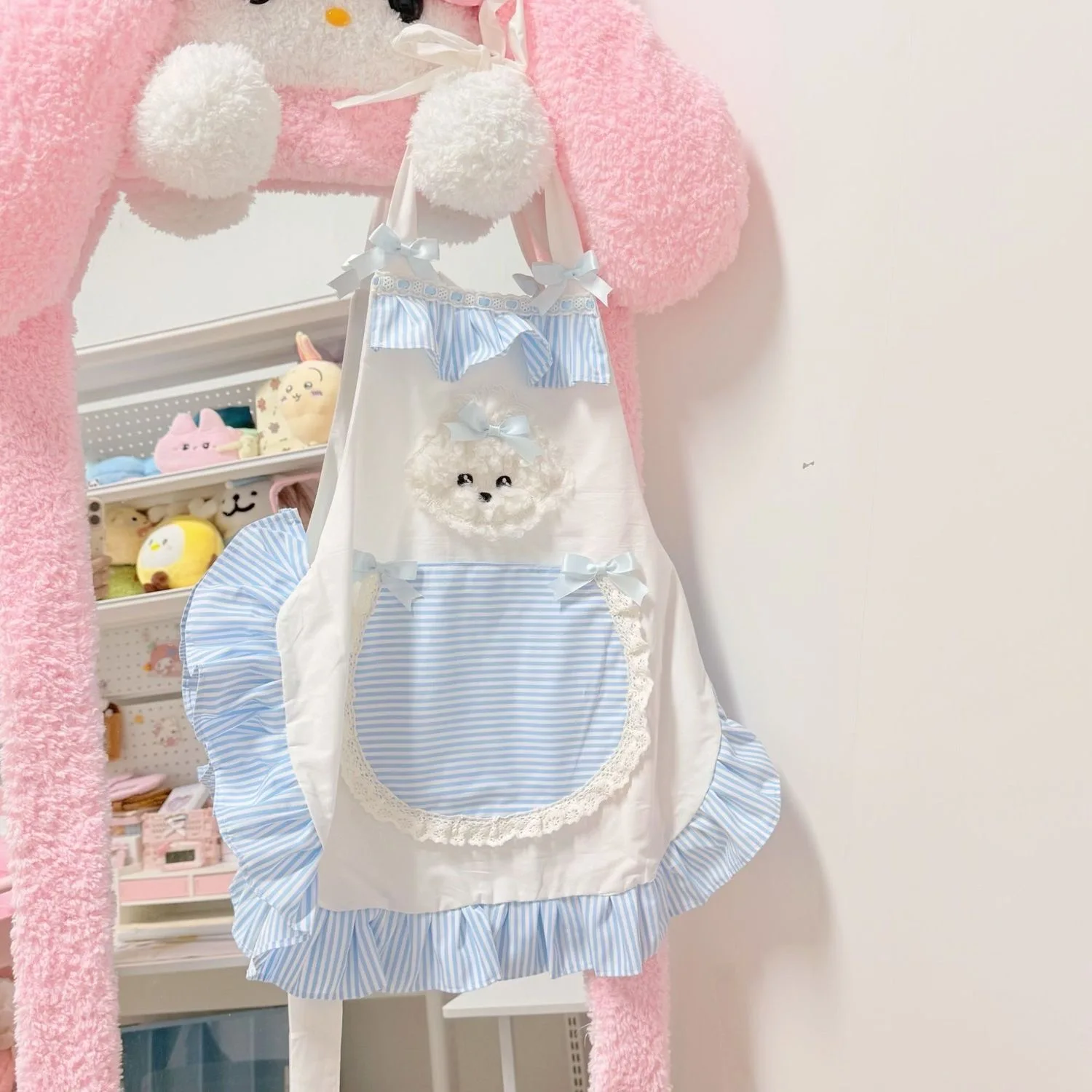 1pc Cute Striped Apron Princes - Kitchen Baking Must Haves ulasan dan harga