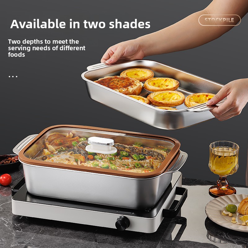 Food Grade Stainless Steel Bak - Kitchen Baking Trays ulasan dan harga