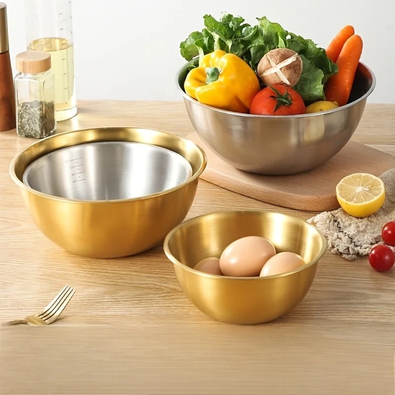 3PCS Stainless Steel Mixing Bo - Baking Kitchen Set ulasan dan harga